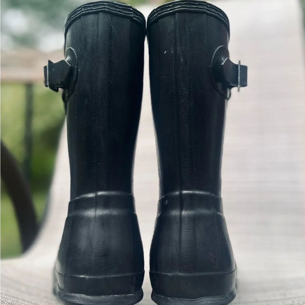 Hunter Black Rain Boots Women’s 7 🖤 - Picture 4 of 7